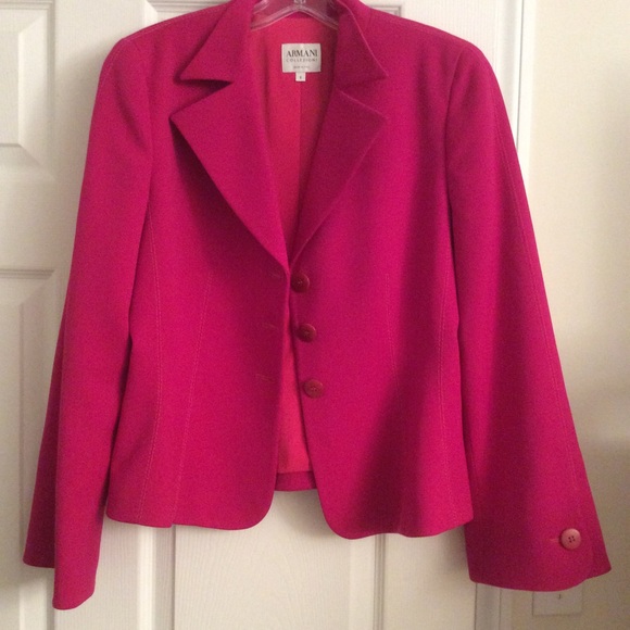 NWOT ARMANI COLLEZIONI BLAZER , sz 8 - Picture 2 of 8
